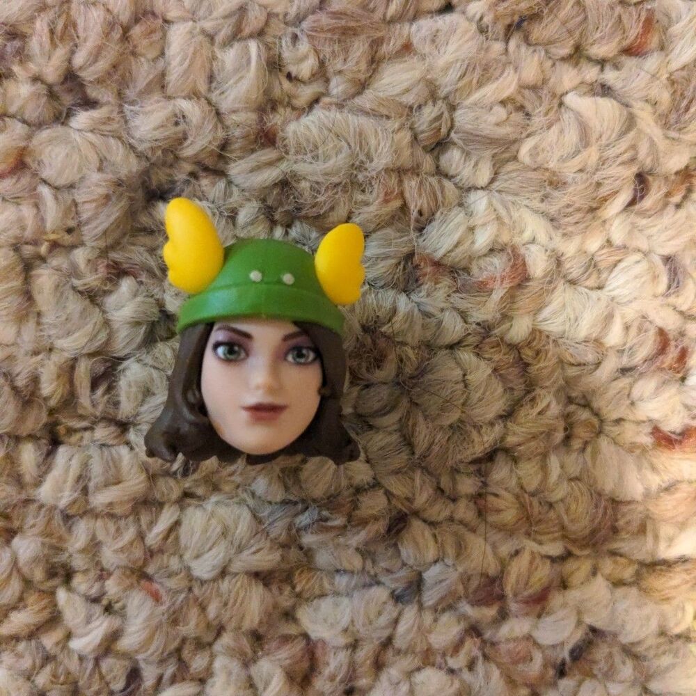 Hasbro Fortnite Female Beanie Head Part Piece Fodder 6" 1/12 Scale Skye (Ghost)